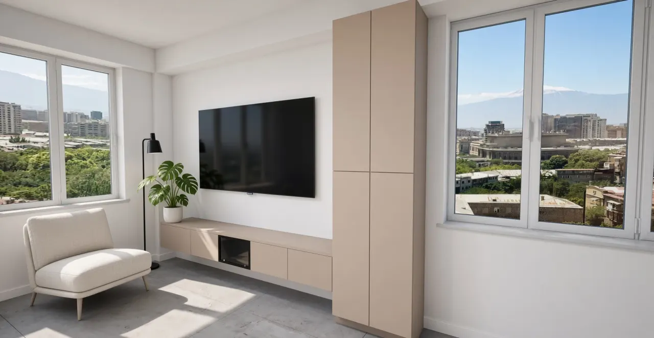 TV պատ և միջանցքի պահարաններ 1